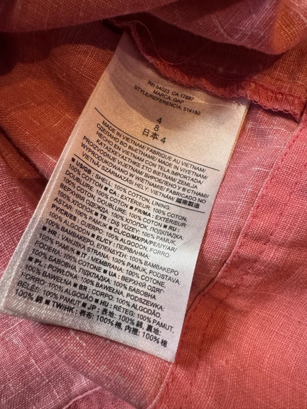 Vintage 100% Cotton Gap Dress